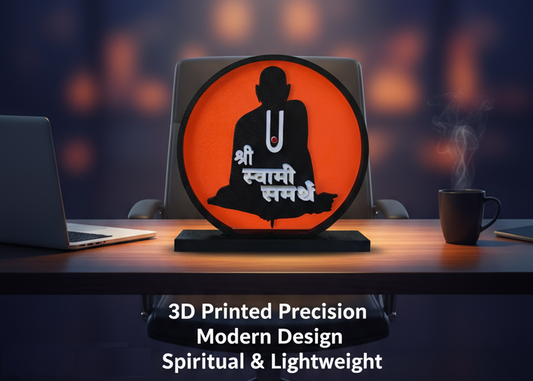 Shri Swami Samarth 3D Printed Decorative Plaque